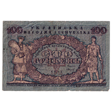 Banknote, Ukraine, 100 Hryven, 1918, KM:22a, VF(20-25)