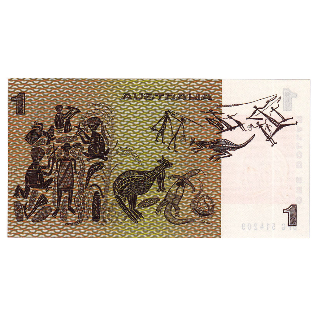 Banknote, Australia, 1 Dollar, 1982-1983, KM:42d, UNC(65-70)