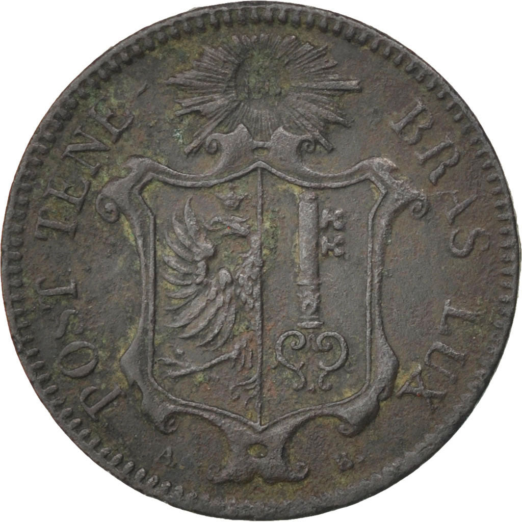 Suisse, Canton de Genève, 1 Centime, 1847, KM 132