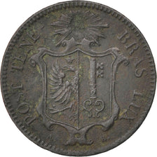 Suisse, Canton de Genève, 1 Centime, 1847, KM 132