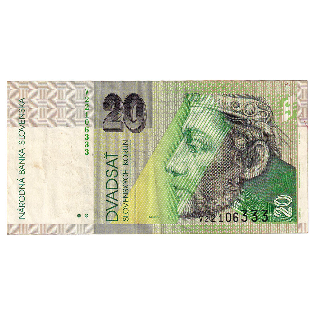 Banknote, Slovakia, 20 Korun, 2006, 2006-10-20, KM:20g, EF(40-45)