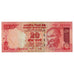 Geldschein, India, 20 Rupees, 2008, KM:96f, SS