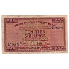Banknote, South Africa, 10 Shillings, 1946, 1946-09-03, KM:82e, VF(30-35)