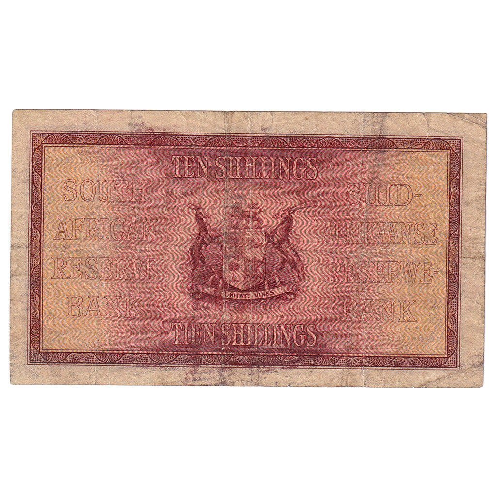 Banknote, South Africa, 10 Shillings, 1946, 1946-09-03, KM:82e, VF(30-35)