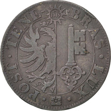 SWISS CANTONS, 10 Centimes, 1839, KM #128, VF(30-35), Billon, 3.10