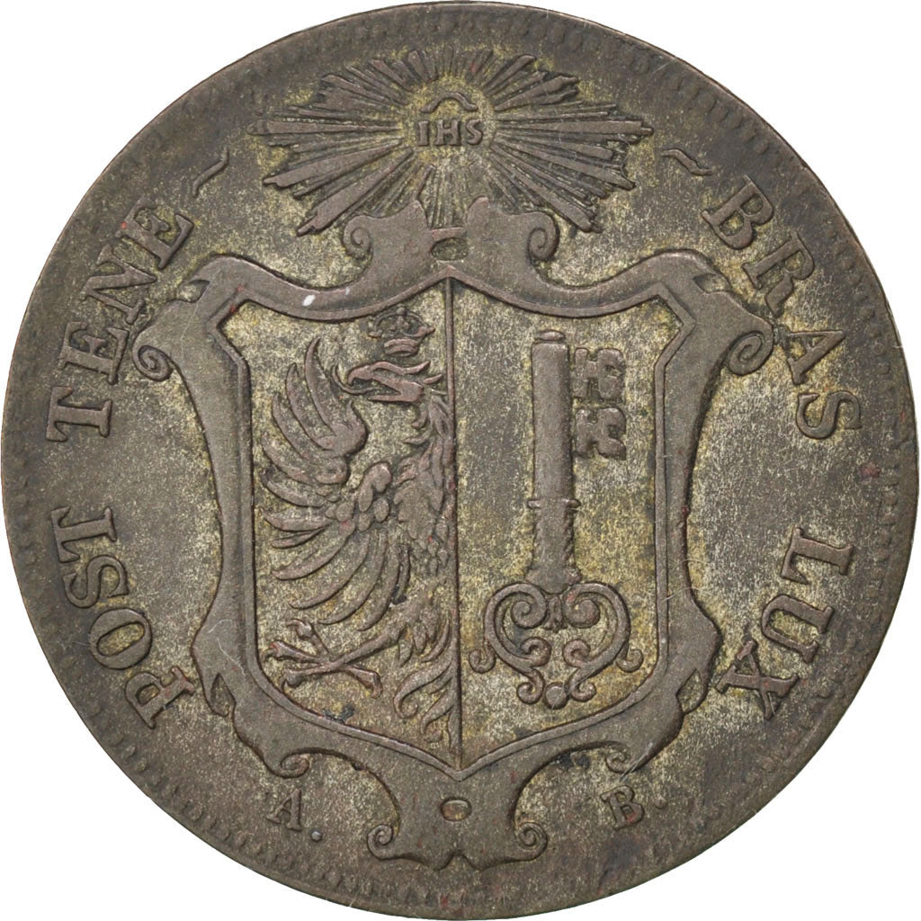 SWISS CANTONS, 10 Centimes, 1847, KM #134, EF(40-45), Billon, 2.57