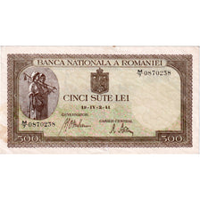Banknote, Romania, 500 Lei, 1941, 1941-04-02, KM:51a, AU(55-58)