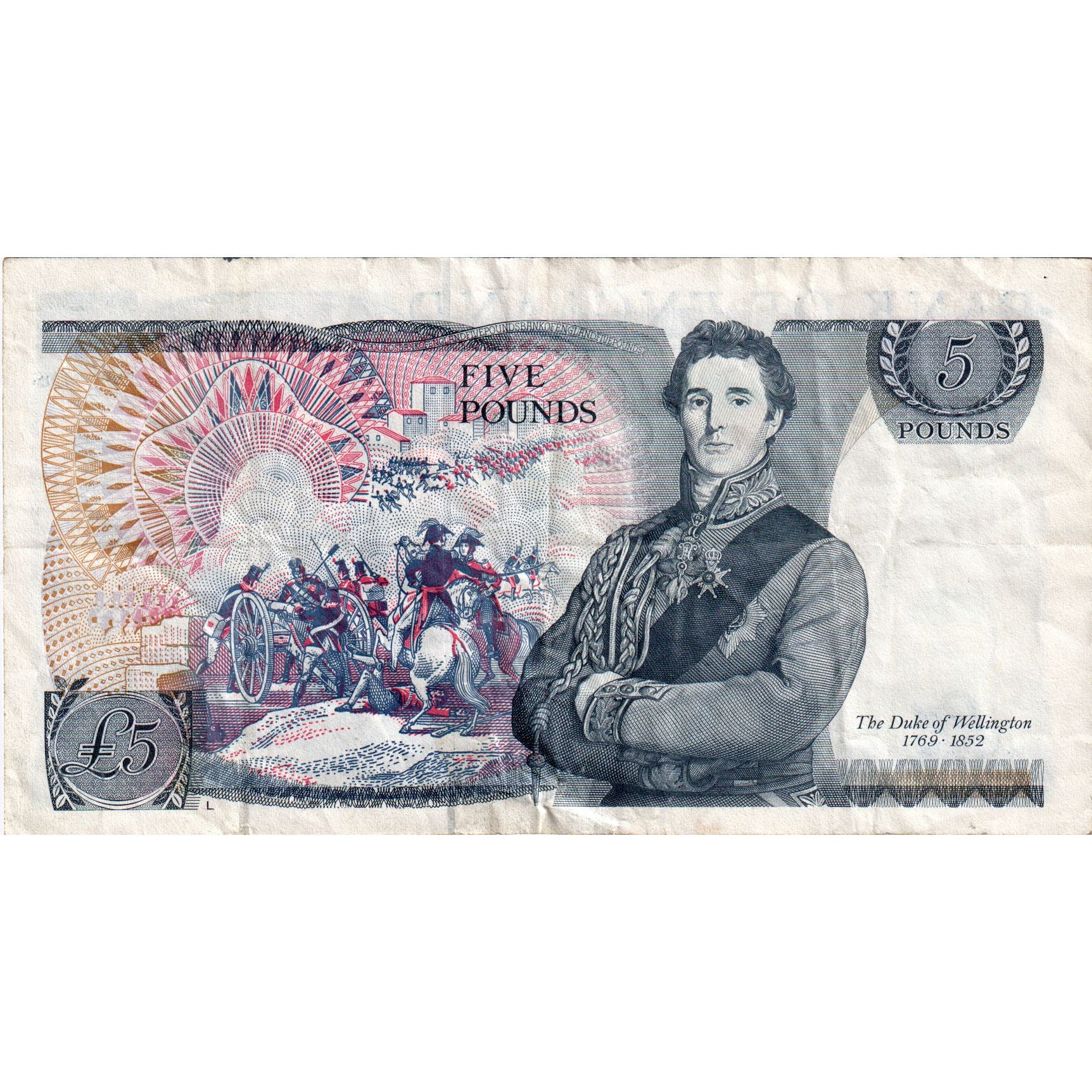 Banknote, Great Britain, 5 Pounds, 1988-1991, KM:378f, EF(40-45)