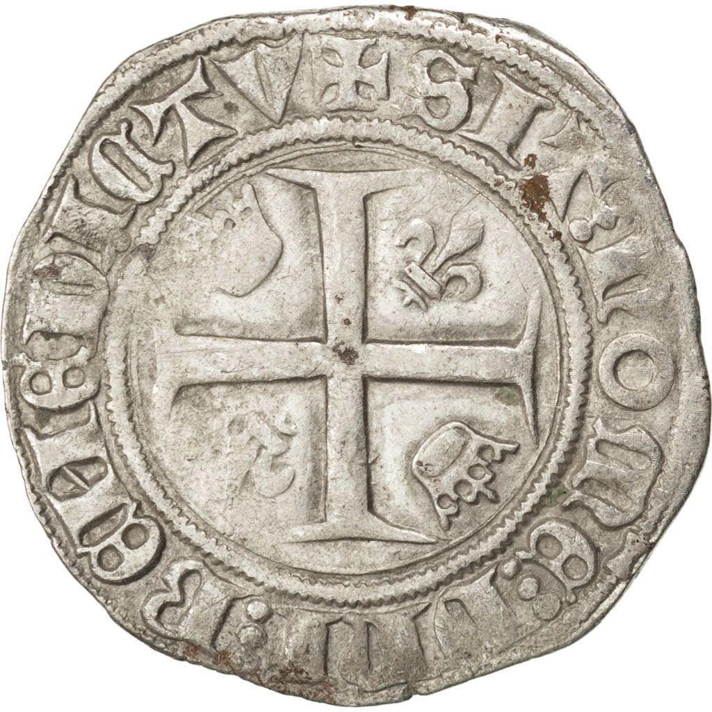 FRANCE, Blanc, Tournai, EF(40-45), Billon, Duplessy #377A, 3.13