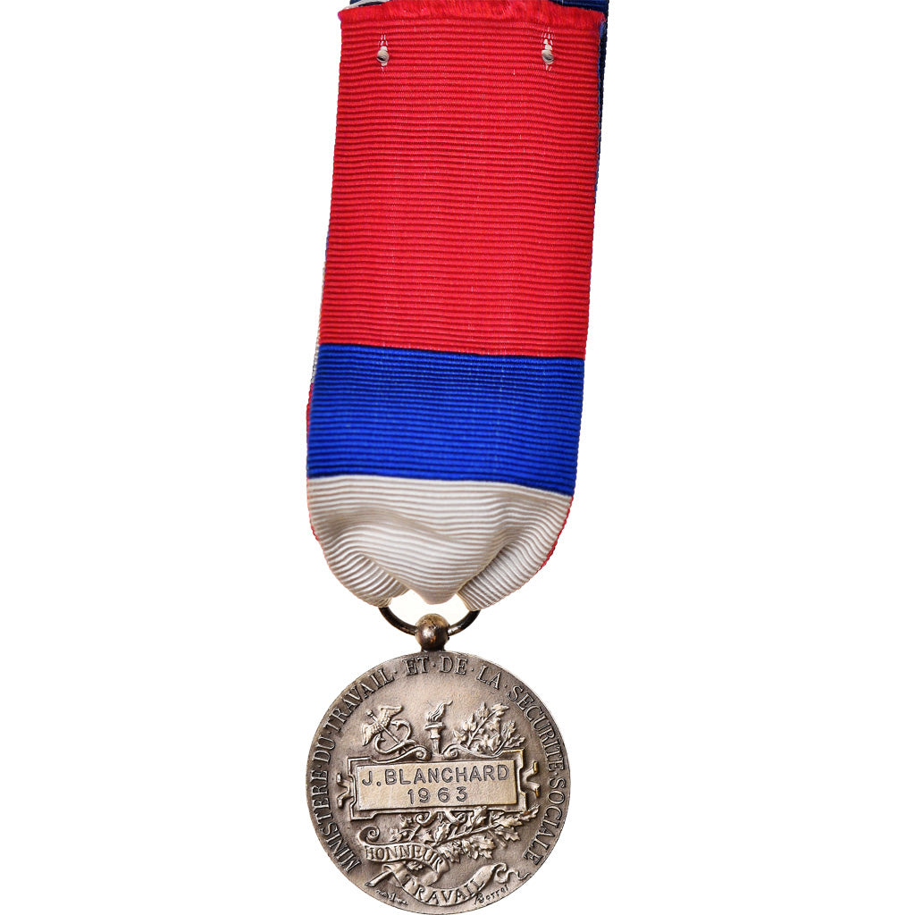 France, Ministère du Travail et de la Sécurité Sociale, Medal, 1963