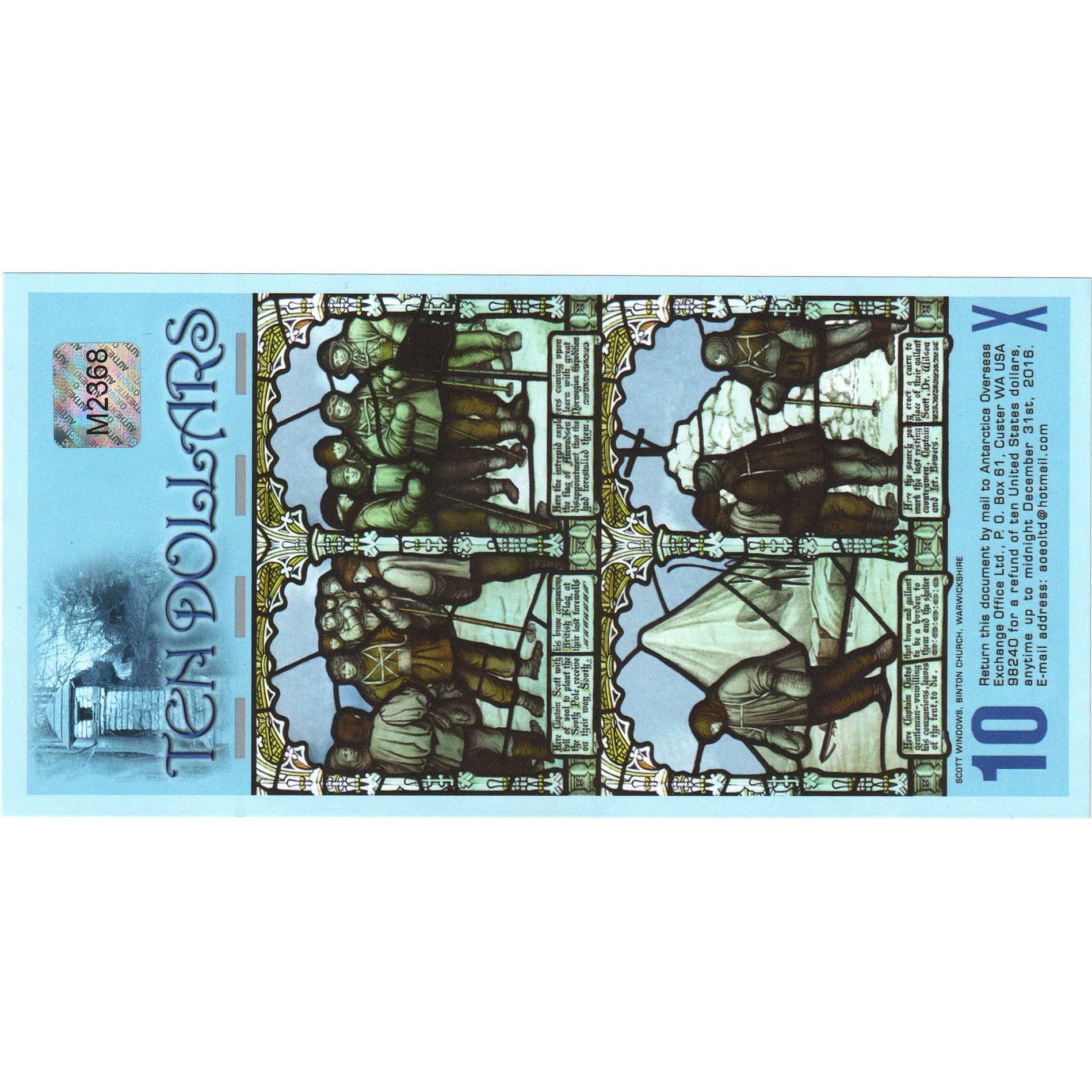 Banconote, Antartico, 10 Dollars, 2009, 2009-03-29, FDS