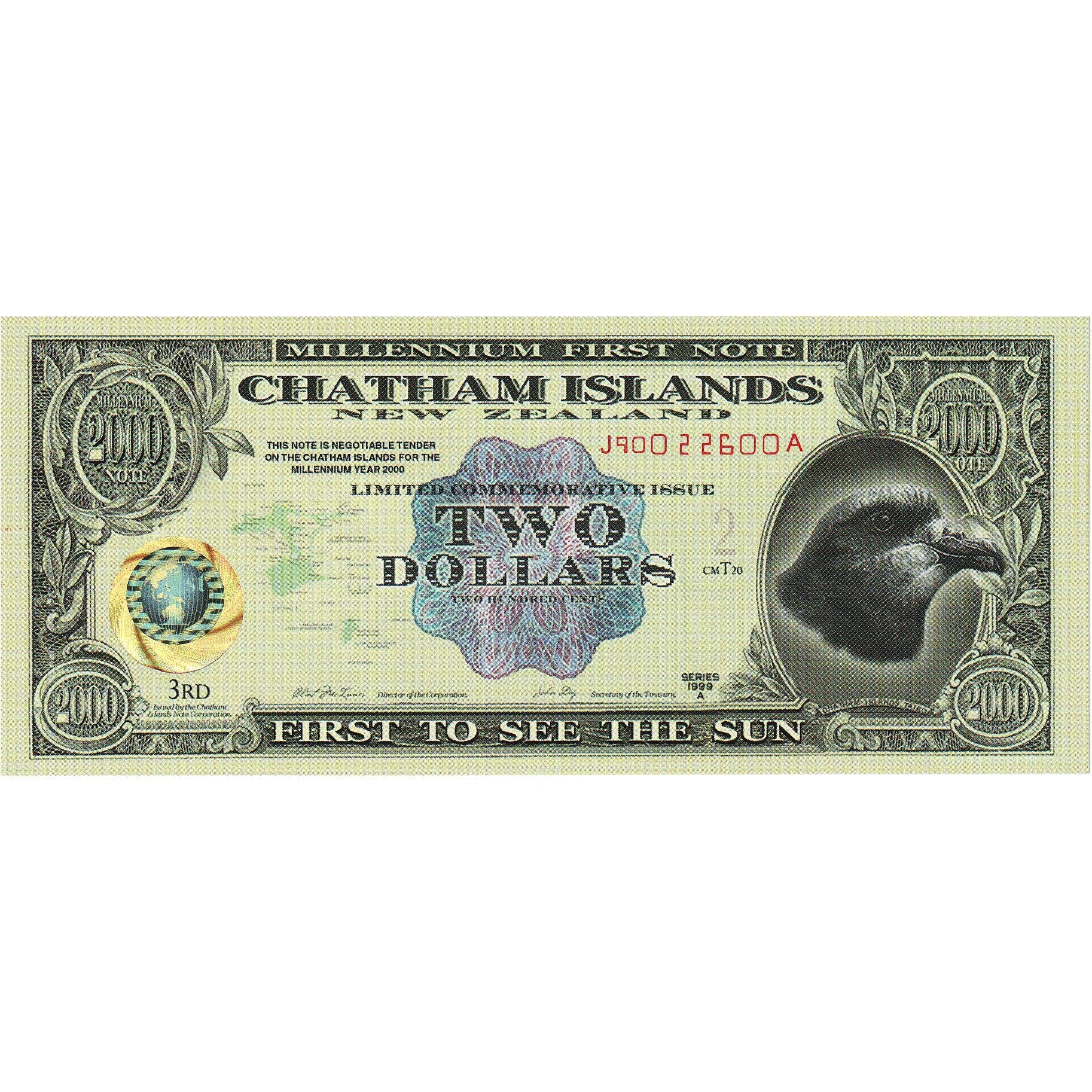 Banknote, New Zealand, 2 Dollars, 1999, UNC(65-70)
