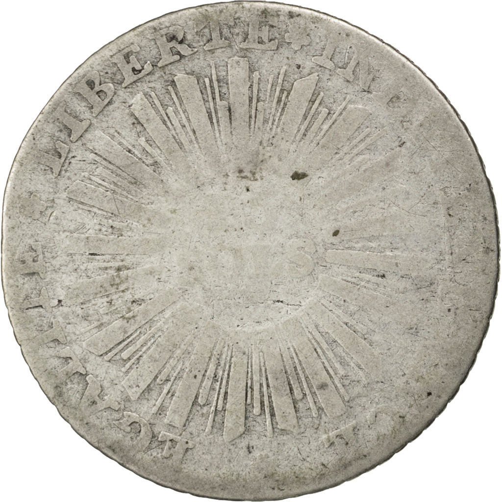 SWISS CANTONS, 15 Sols, 1794, KM #97, VG(8-10), Silver, 2.91