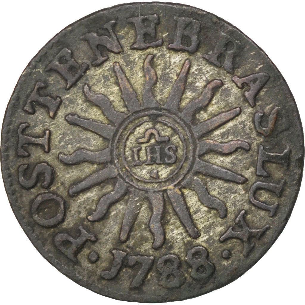 Suisse, Canton de Genève, 6 Deniers (2 Quarts), 1730, KM 65