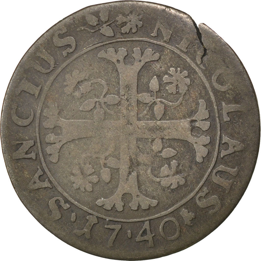 SWISS CANTONS, 2 Kreuzer, 1740, KM #36, VF(20-25), Billon, 1.75