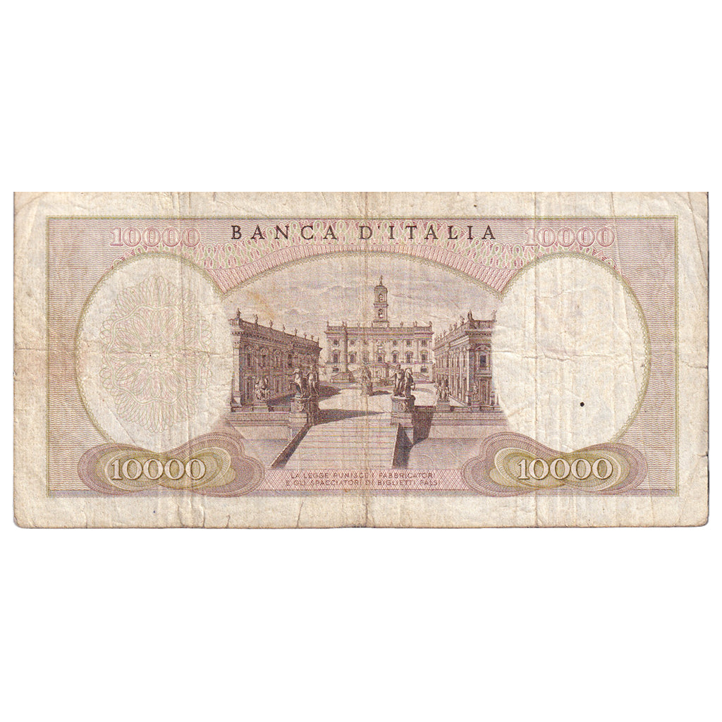 Banknote, Italy, 10,000 Lire, 1964, 1964-01-14, KM:97b, VG(8-10)