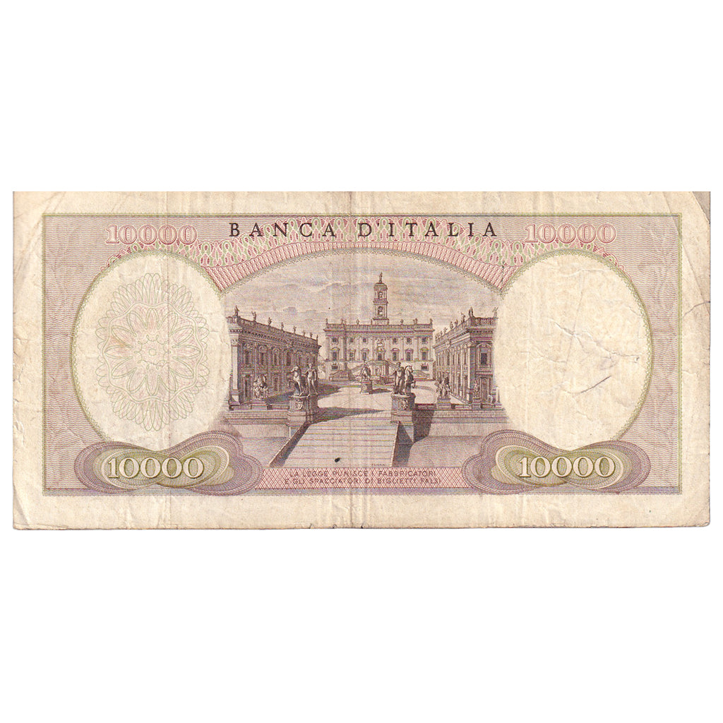 Banknote, Italy, 10,000 Lire, 1970, 1970-06-08, KM:97e, F(12-15)
