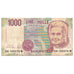 Banknote, Italy, 1000 Lire, 1990-1993, KM:114a, VG(8-10)
