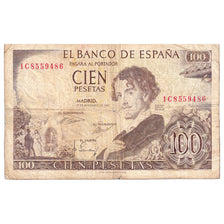 Banknote, Spain, 100 Pesetas, 1965, 1965-11-19, KM:150, VF(20-25)