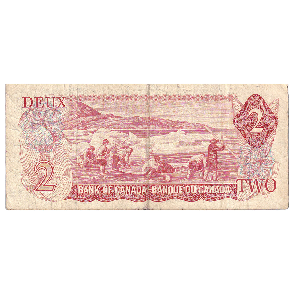 Banknote, Canada, 2 Dollars, 1974, KM:86a, VF(20-25)