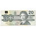 Nota, Canadá, 20 Dollars, 1991, KM:97a, EF(40-45)