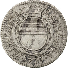 Suisse, Canton de Fribourg, 7 Kreuzer (1/8 Gulden), 1789, KM 58