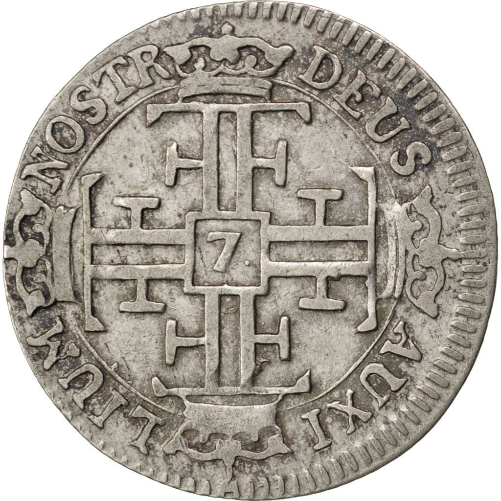 Suisse, Canton de Fribourg, 7 Kreuzer (1/8 Gulden), 1789, KM 58
