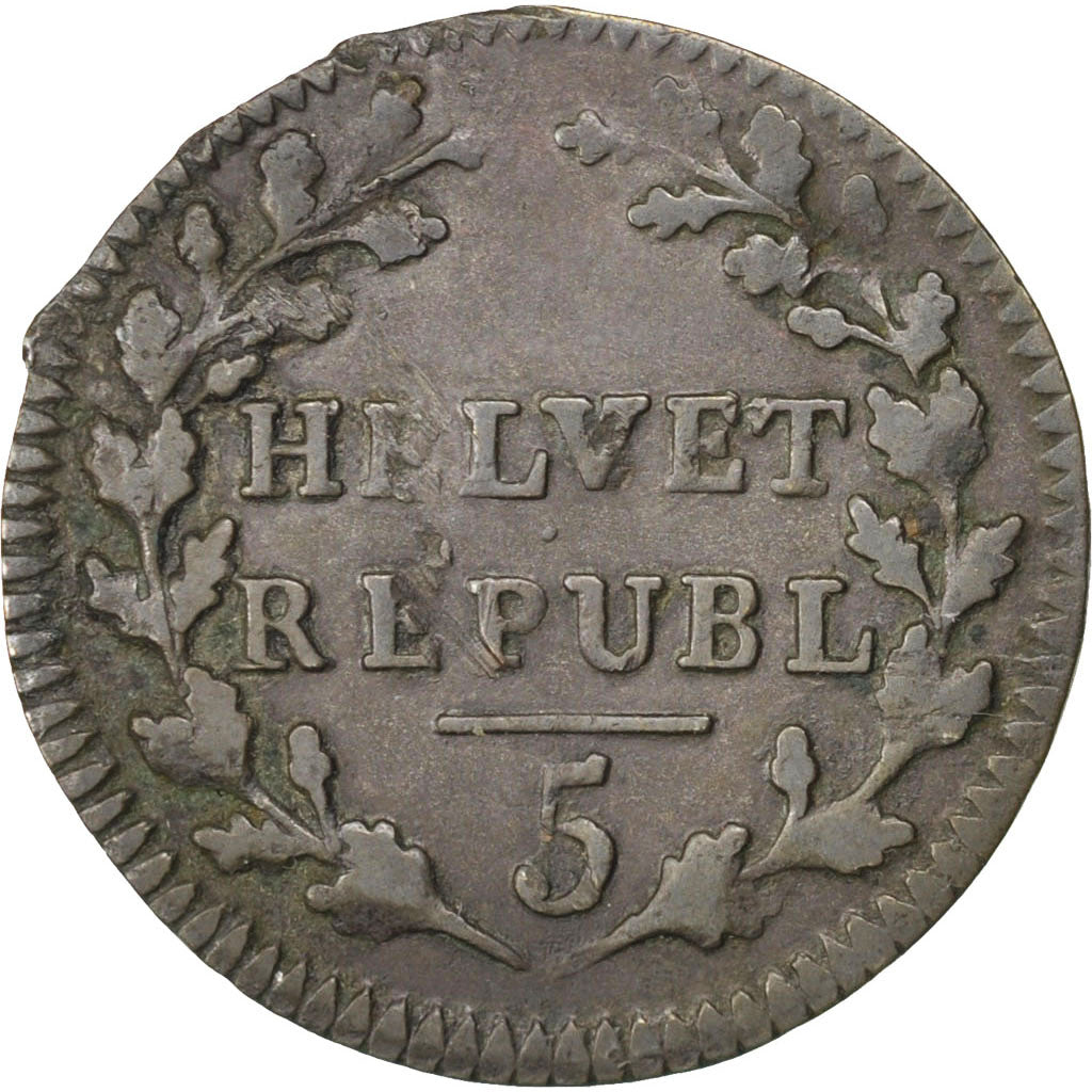 SWITZERLAND, 1/2 Batzen, 1799, KM #A6, EF(40-45), Billon, 1.93