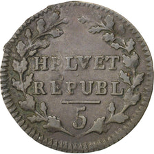 SWITZERLAND, 1/2 Batzen, 1799, KM #A6, EF(40-45), Billon, 1.93