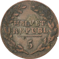 Coin, Switzerland, 1/2 Batzen, 1799, VF(30-35), Billon, KM:A6