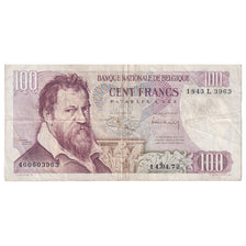 Banknote, Belgium, 100 Francs, 1972, 1972-04-14, KM:134b, VF(20-25)