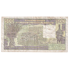 Banknote, West African States, 500 Francs, 1984, KM:706Kg, EF(40-45)