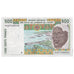 Nota, Estados da África Ocidental, 500 Francs, 1994, KM:110Ad, UNC(65-70)