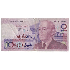 Banknote, Morocco, 10 Dirhams, Undated (1987), KM:60a, VF(20-25)