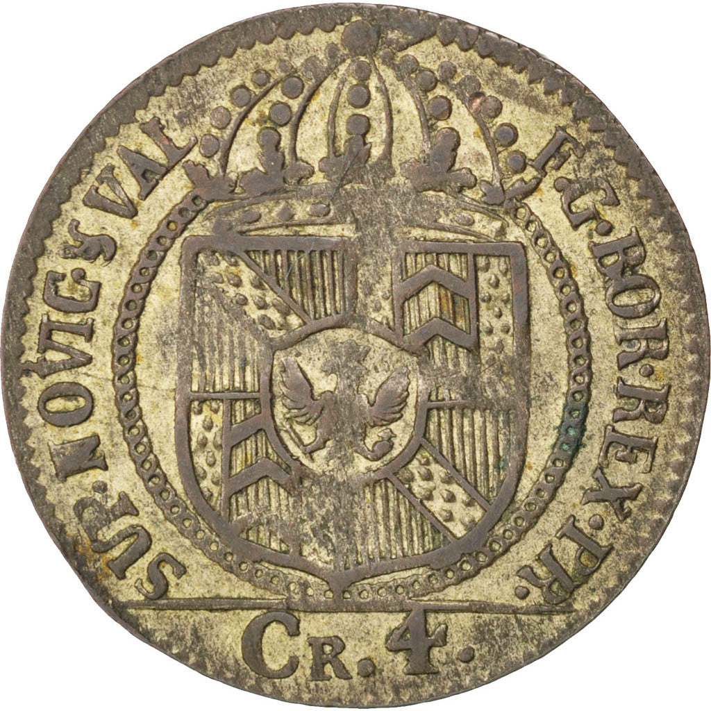 Moneda, CANTONES SUIZOS, NEUCHATEL, 4 Kreuzer, 1791, Neuenburg, MBC, Vellón