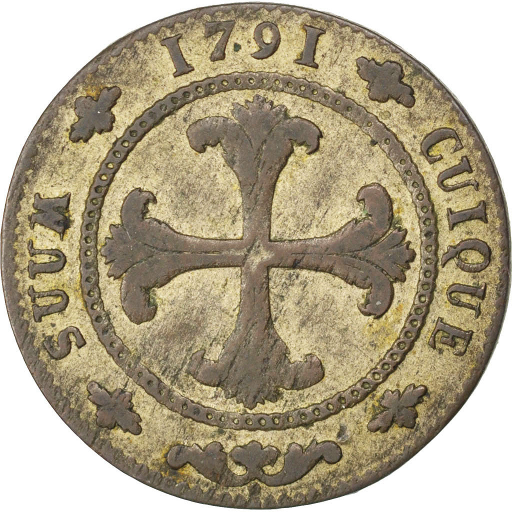 Moneda, CANTONES SUIZOS, NEUCHATEL, 4 Kreuzer, 1791, Neuenburg, MBC, Vellón