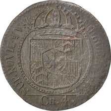 Coin, SWISS CANTONS, NEUCHATEL, 4 Kreuzer, 1793, Neuenburg, VF(30-35), Billon