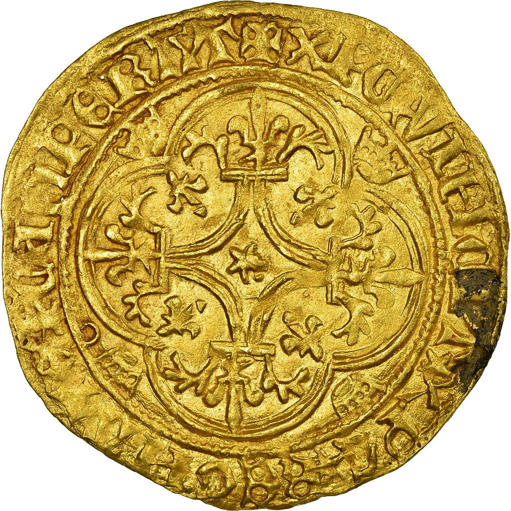 Munten, Frankrijk, Ecu d'or, Saint Lô, PR, Goud, Duplessy:369D