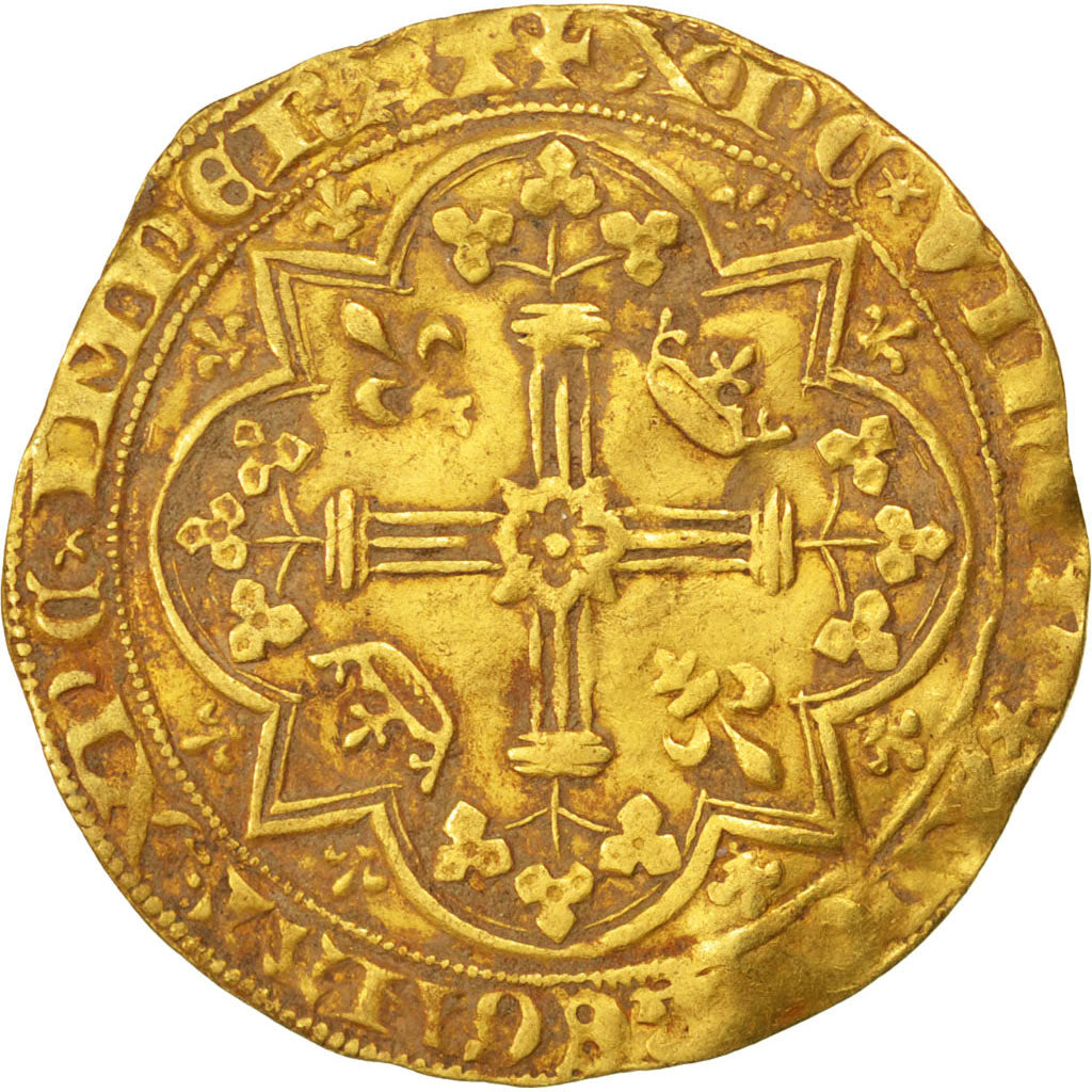 FRANCE, Franc à pied, EF(40-45), Gold, Duplessy #360A, 3.72