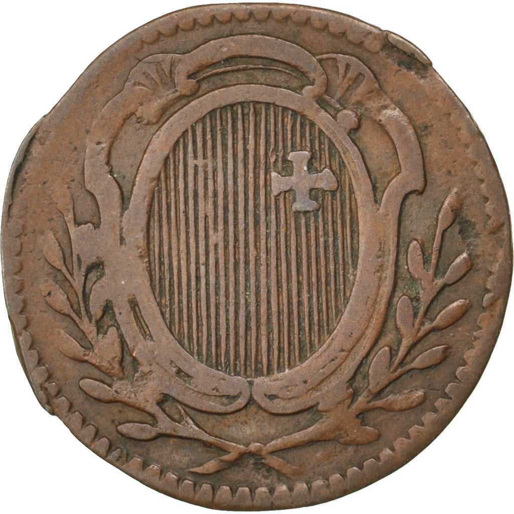SWISS CANTONS, Rappen, 1797, KM #41, VF(30-35), Copper, 1.28