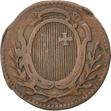SWISS CANTONS, Rappen, 1797, KM #41, VF(30-35), Copper, 1.28