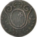 SWISS CANTONS, Rappen, 1815, KM #59, VF(30-35), Copper, 1.11