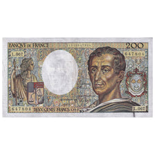 France, 200 Francs, Montesquieu, 1989, L.067, VF(30-35), Fayette:70.09, KM:155c