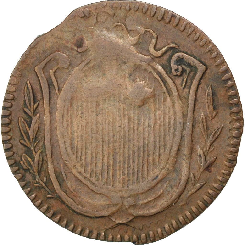 SWISS CANTONS, Rappen, 1815, KM #65, VF(30-35), Copper, 1.00
