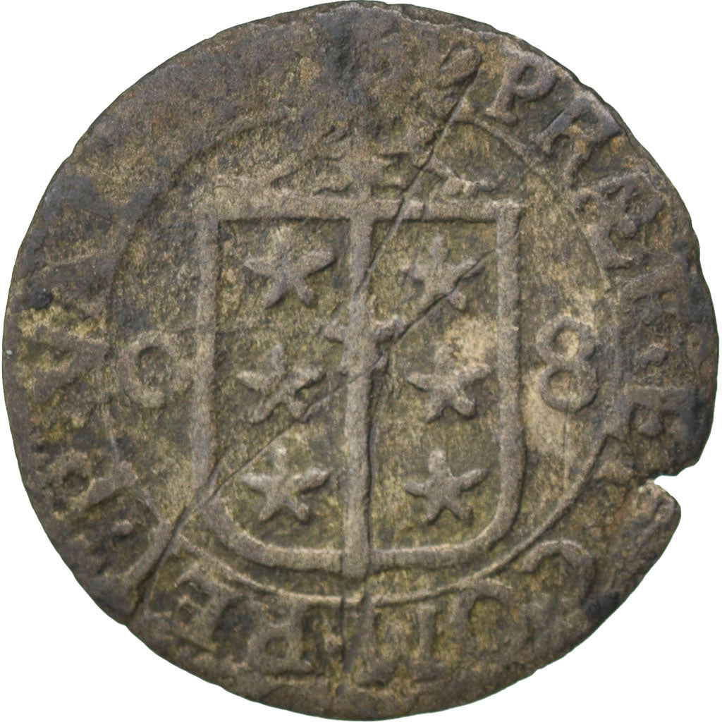 SWISS CANTONS, 1/2 Batzen, 1708, KM #26, VF(20-25), Billon, 1.22