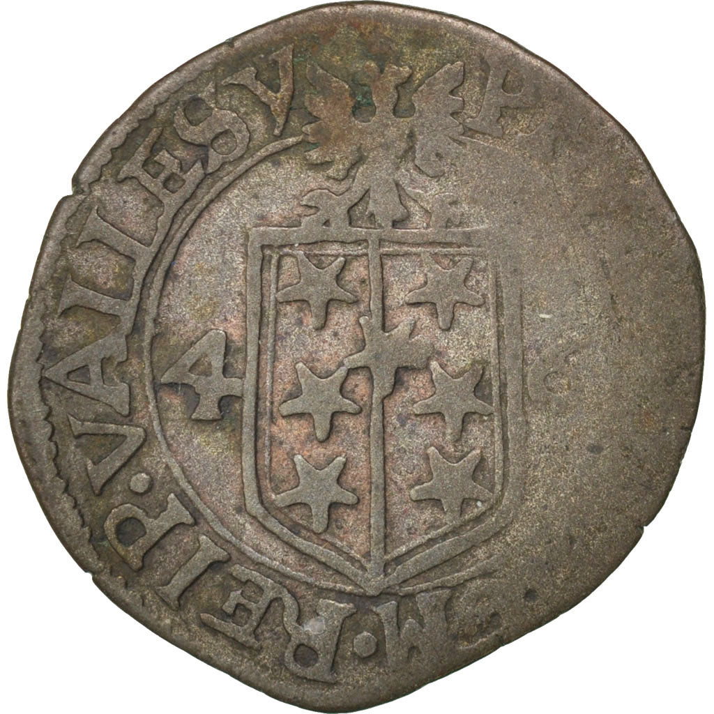 SWISS CANTONS, 1/2 Batzen, 1646, KM #15, VF(20-25), Billon, 1.82
