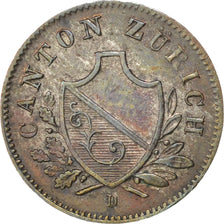 SWISS CANTONS, Rappen, 1842, KM #194, AU(50-53), Billon, 0.76
