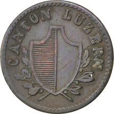 SWISS CANTONS, Rappen, 1846, KM #119, EF(40-45), Copper, 1.30