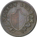 SWISS CANTONS, Rappen, 1846, KM #119, EF(40-45), Copper, 1.30