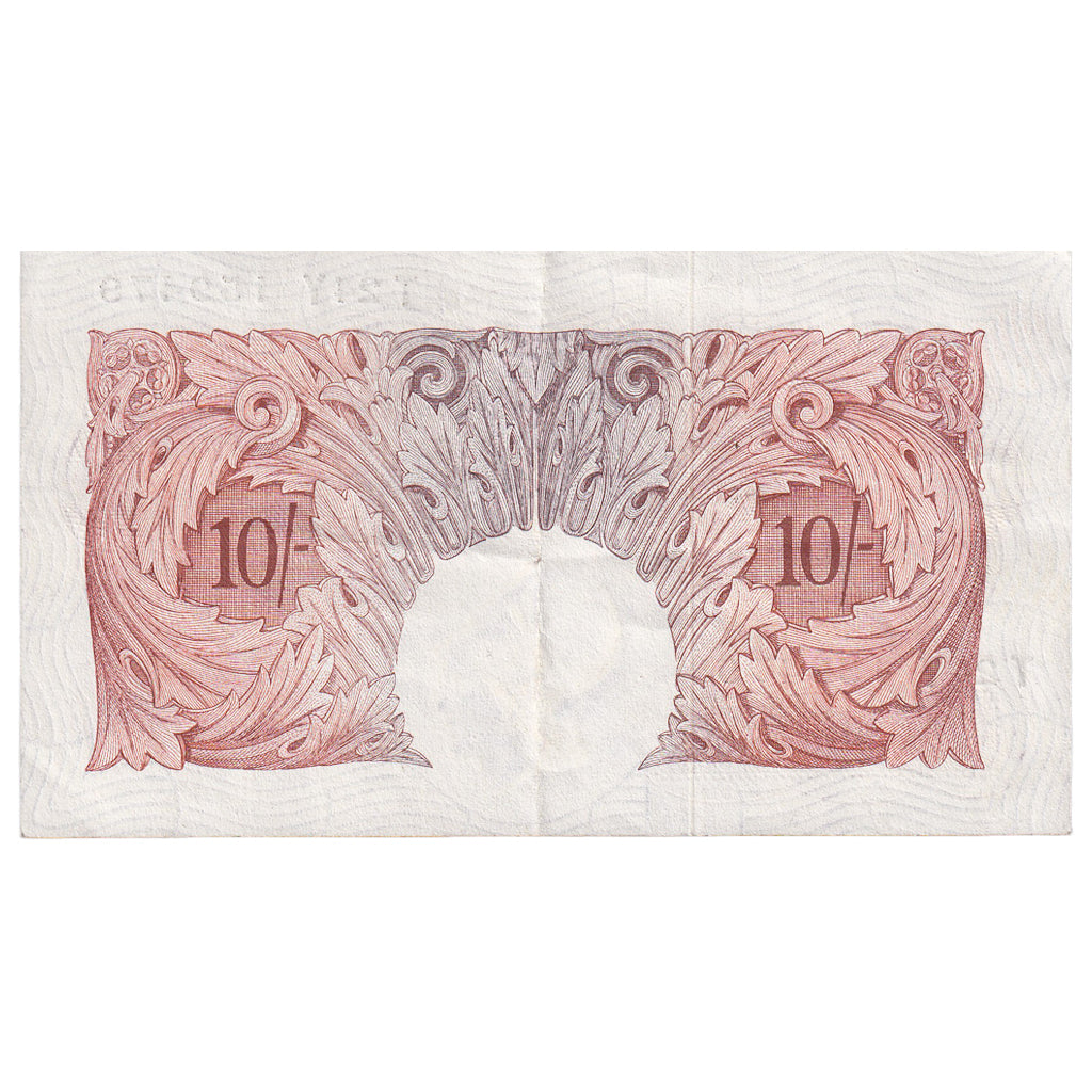 Banknote, Great Britain, 10 Shillings, 1955-1960, KM:368c, AU(50-53)